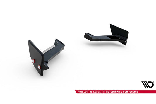 Inserții laterale pentru bara spate Maxton Design pentru Toyota GR Yaris (2024+), negru lac