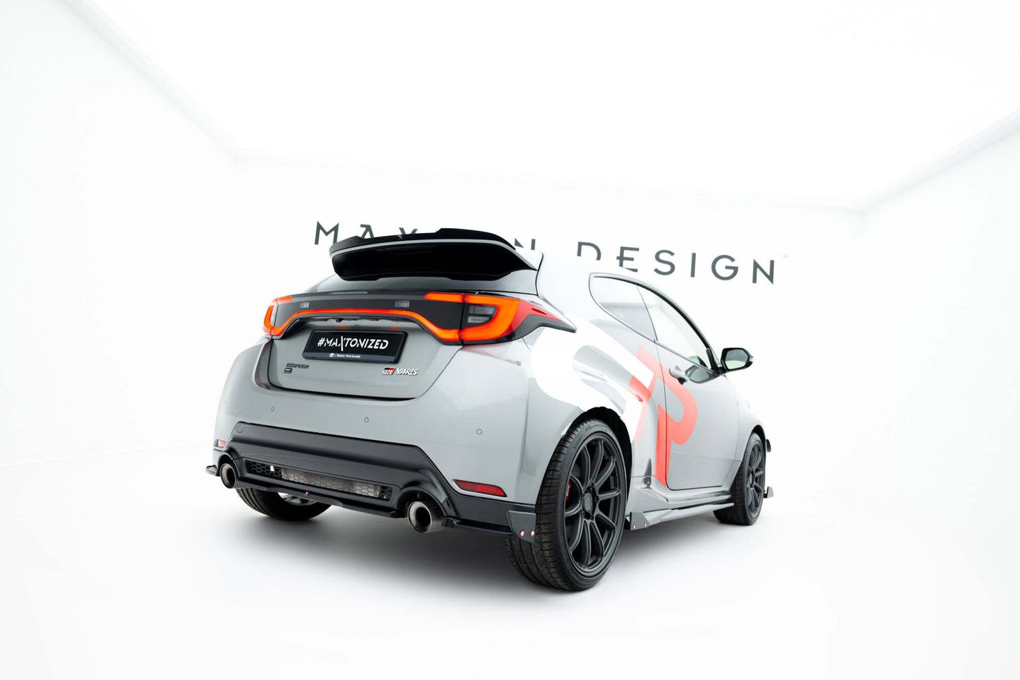Side Skirts Diffusers Maxton Design for Toyota GR Yaris (2024+), Gloss Black
