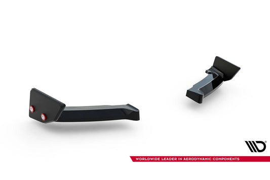 Inserții laterale pentru bara spate Maxton Design pentru Toyota GR Yaris (2024+), negru lac