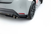 Maxton Design side inserts for Toyota GR Yaris (2024+) rear bumper, gloss black