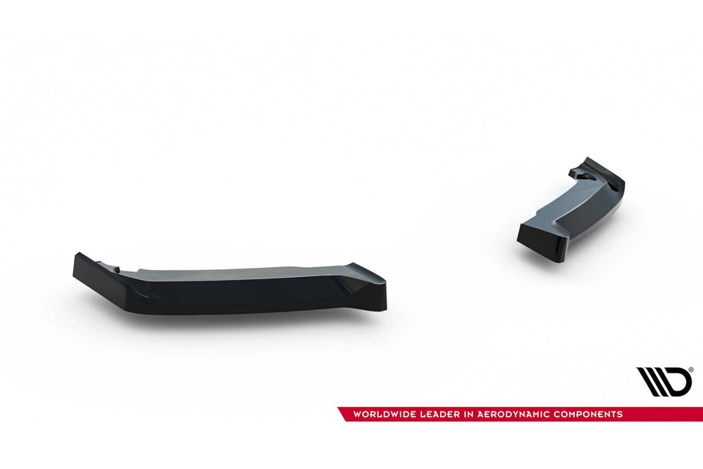 Maxton Design side inserts for Toyota GR Yaris (2024+) rear bumper, gloss black