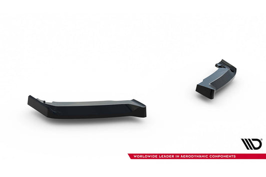 Inserții laterale Maxton Design pentru bara spate a Toyota GR Yaris (2024+), negru lac