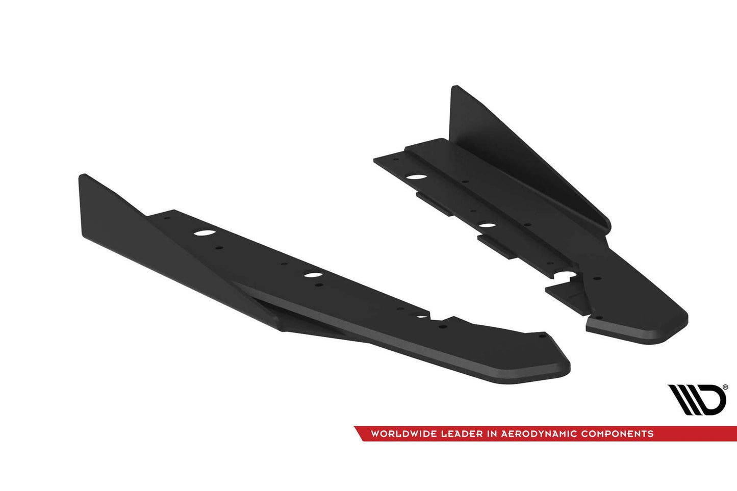 Inserții laterale Maxton Design pentru bara spate GT a Kia Pro Ceed (2022-), negru mat