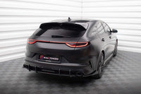 Inserții laterale Maxton Design pentru bara spate GT a Kia Pro Ceed (2022-), negru mat