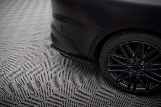 Inserții laterale Maxton Design pentru bara spate GT a Kia Pro Ceed (2022-), negru mat