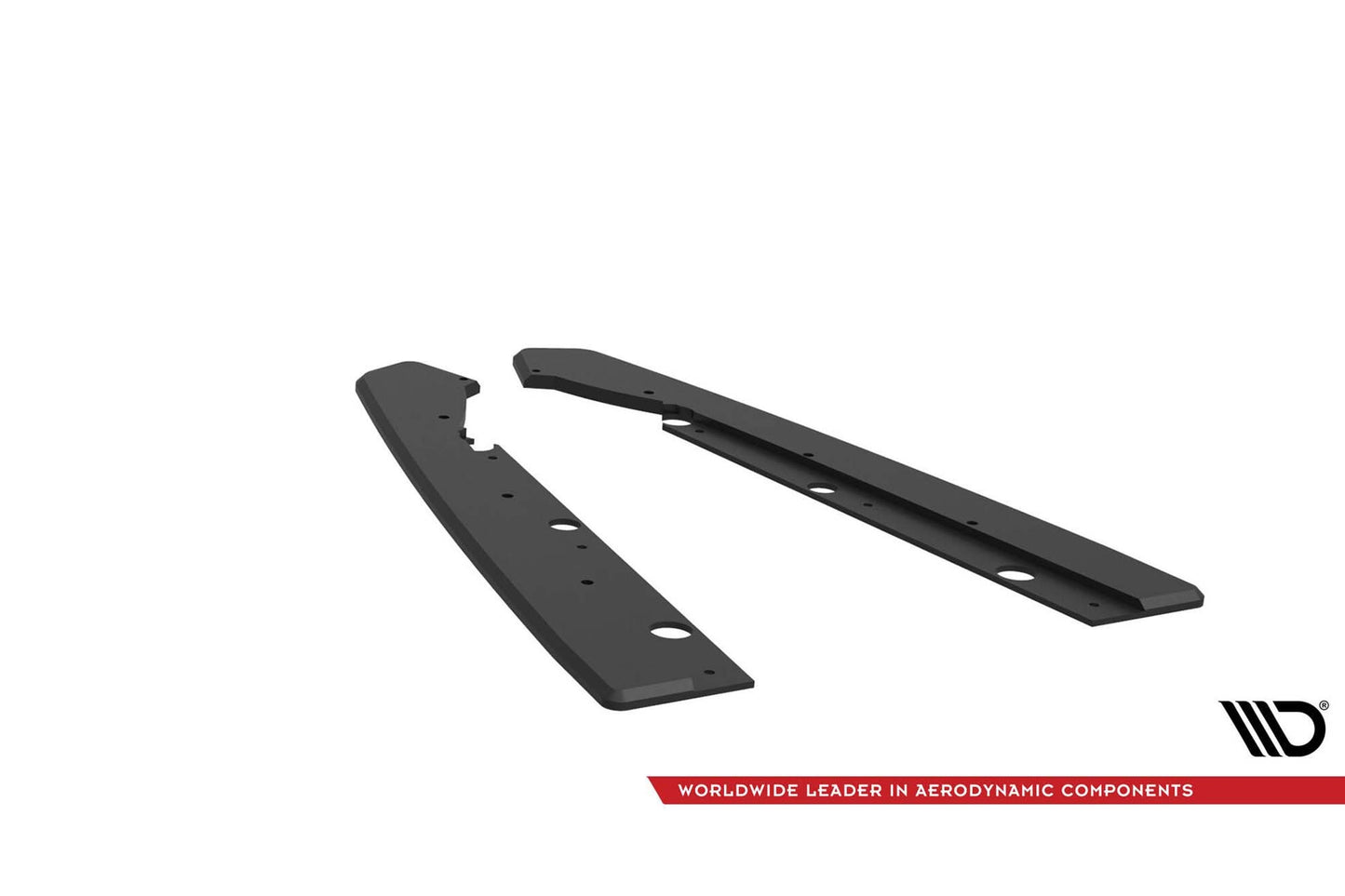 Inserții laterale Maxton Design pentru bara spate GT a Kia Pro Ceed (2022-), negru mat
