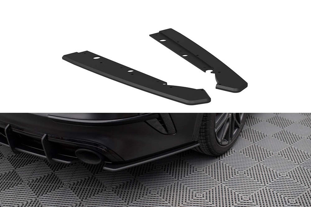 Inserții laterale Maxton Design pentru bara spate GT a Kia Pro Ceed (2022-), negru mat