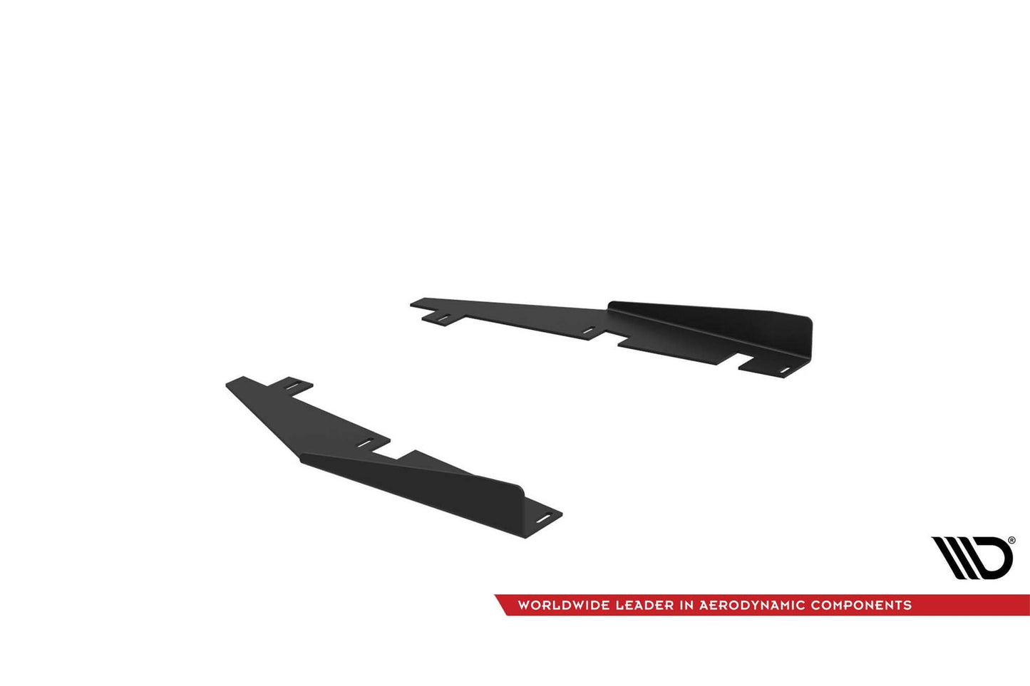 Maxton Design insertii laterale pentru bara spate GT-Line a Kia Stinger (2017-2023), negru lucios