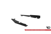 Maxton Design insertii laterale pentru bara spate GT-Line a Kia Stinger (2017-2023), negru lucios