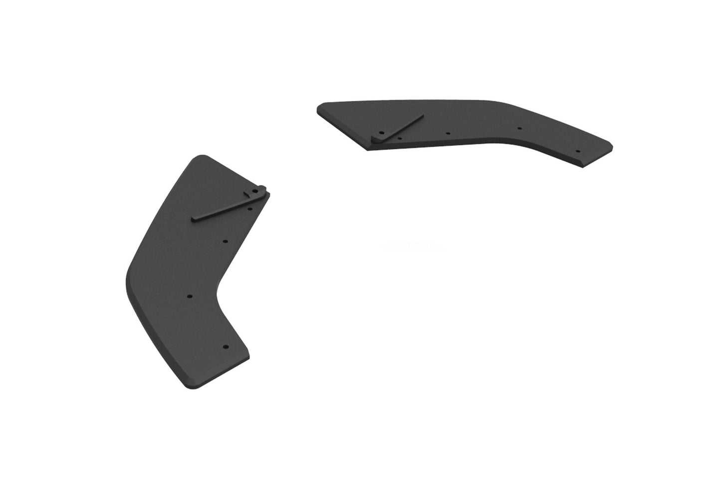 Inserții laterale Maxton Design pentru bara spate N-Line a Hyundai i30 hatchback (2020-), negru mat