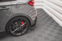 Inserții laterale Maxton Design pentru bara spate N-Line a Hyundai i30 hatchback (2020-), negru mat