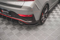 Inserții laterale Maxton Design pentru bara spate N-Line a Hyundai i30 hatchback (2020-), negru mat