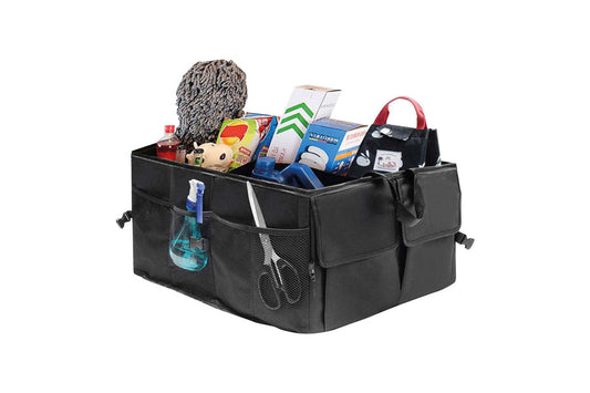 Organizator pentru portbagaj Amio, negru, 55x38x26cm.