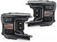 Set faruri LED tuning pentru Ford F150 (2017-2020) cu baza neagra, pentru modelul cu lumini DRL din fabrica, cu semnalizari dinamice, stanga si dreapta