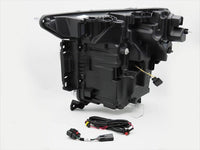 Set faruri LED tuning pentru Ford F150 (2020-2023) cu baza neagra, pentru modelul cu lumini DRL din fabrica, stanga si dreapta