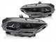 Set faruri LED pentru Ford Mustang (2018-2021), cu baza neagra, cu semnalizari dinamice, pentru modelul cu DRL din fabrica, cu functie „Welcome”