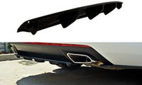 Maxton Design RS Rear Diffuser Insert for Skoda Octavia Hatchback, Station Wagon (2013-2019), Gloss Black