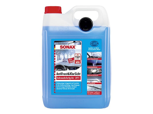 Lichid de iarna pentru parbriz - Sonax, gata de utilizare, -20°C, 5L
